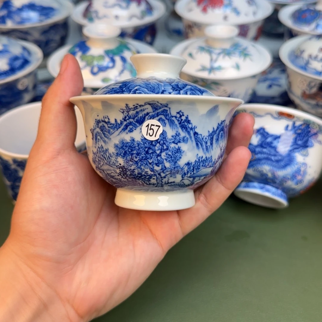 彦祖纯手工手绘茶具157
