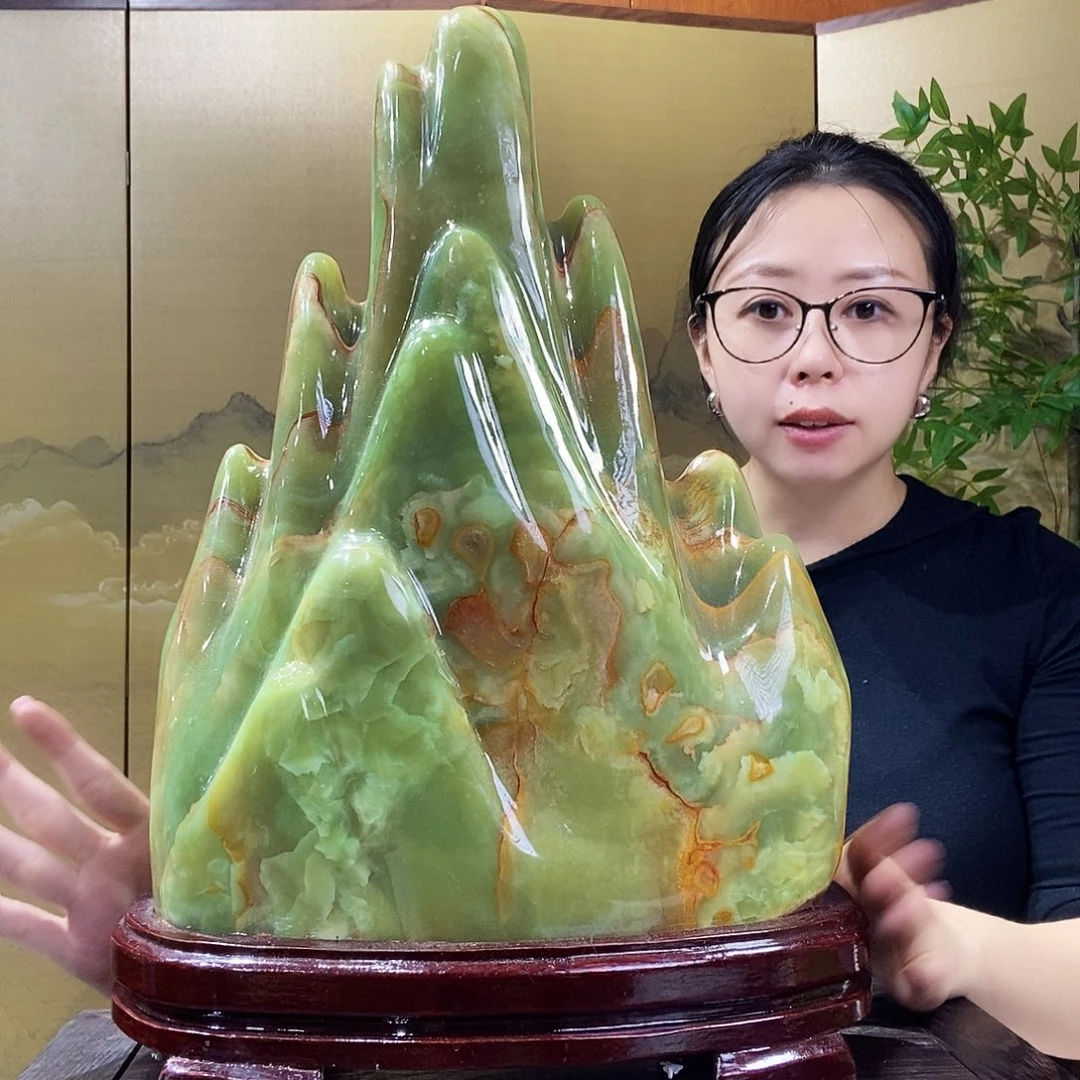石材山水作品擺件