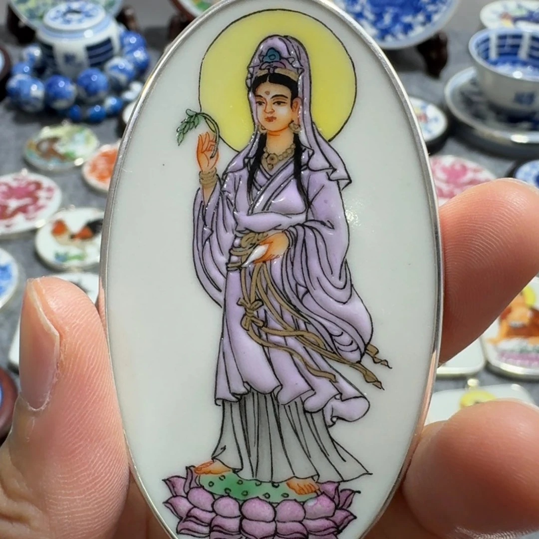 瓷片缘**此精品挂件一个
