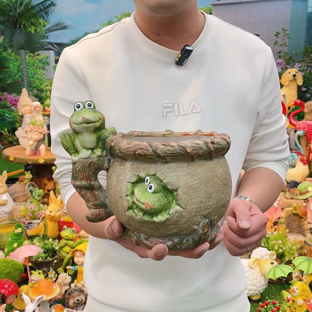 红陶花园庭院摆件