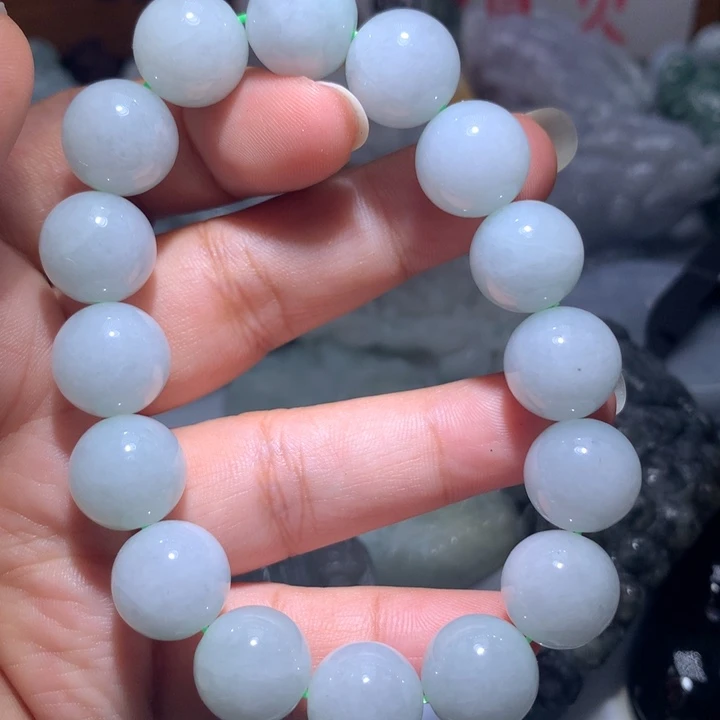 翡翠未镶嵌颈饰保真天然A货翡翠