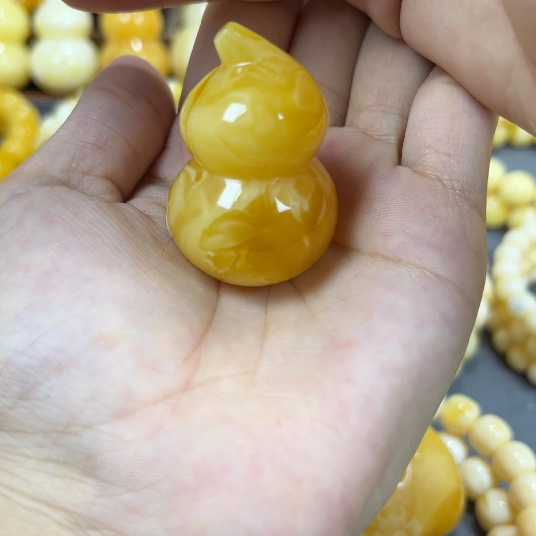 手串琥珀未镶嵌葫芦