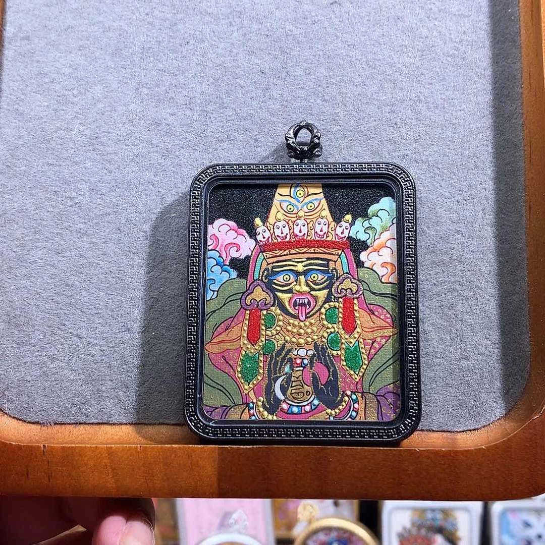 吊坠般若唐卡非遗传承