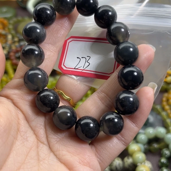 蛇纹石玉未镶嵌手链