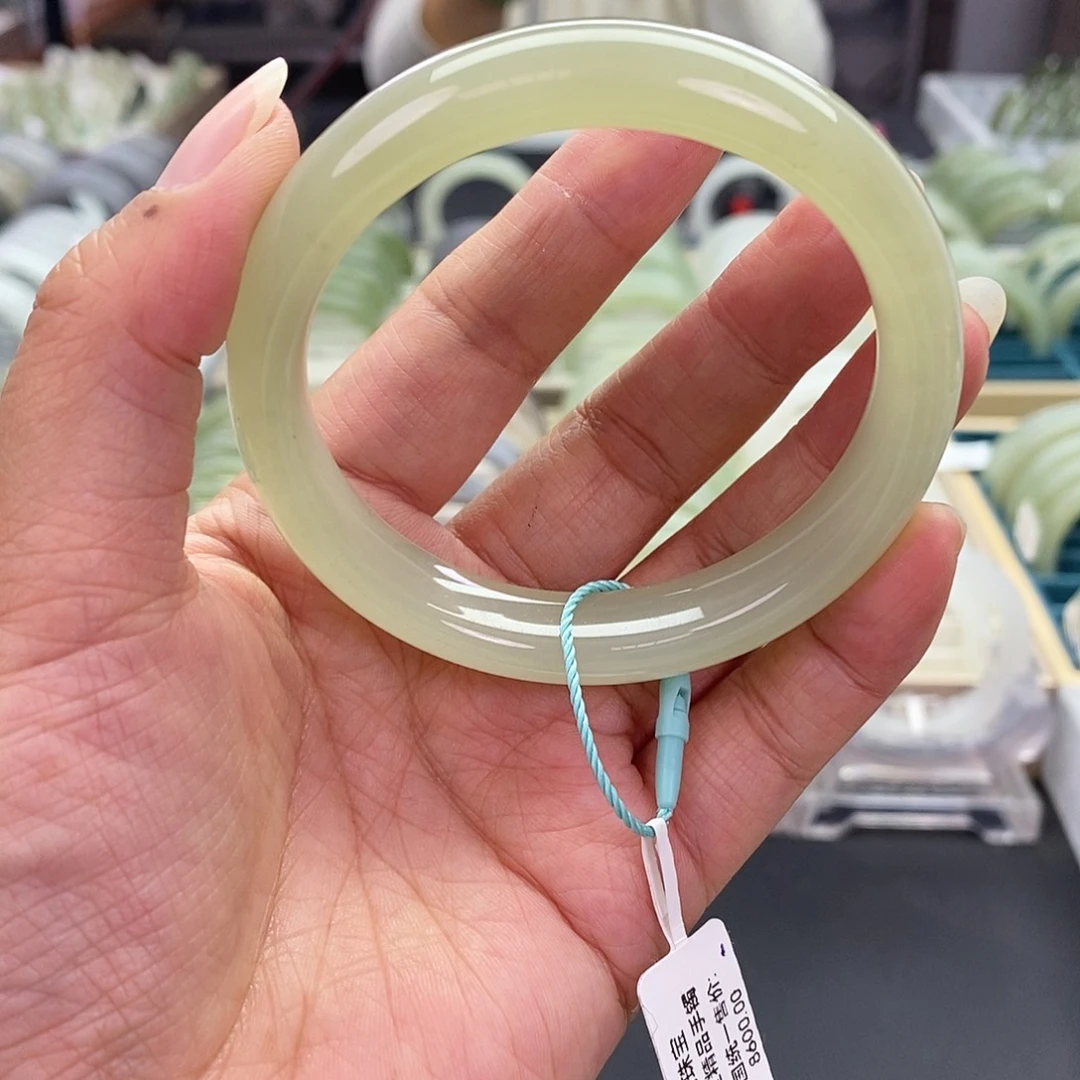 和田玉未镶嵌珠宝奇石和田玉手镯56