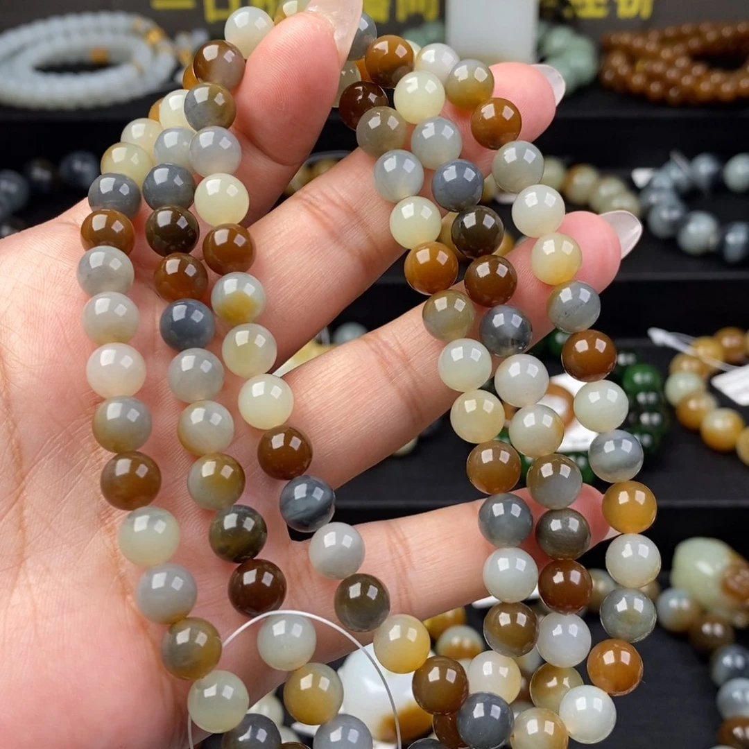 和田玉手串未镶嵌