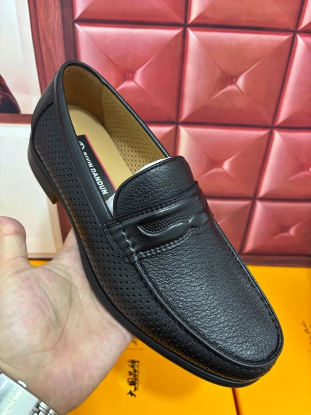 公拍链接～男士休闲皮鞋豆豆鞋～以直播间实物为主备注编号