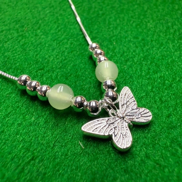 足银社实心精品项链4g  银色项链无礼盒YZ015