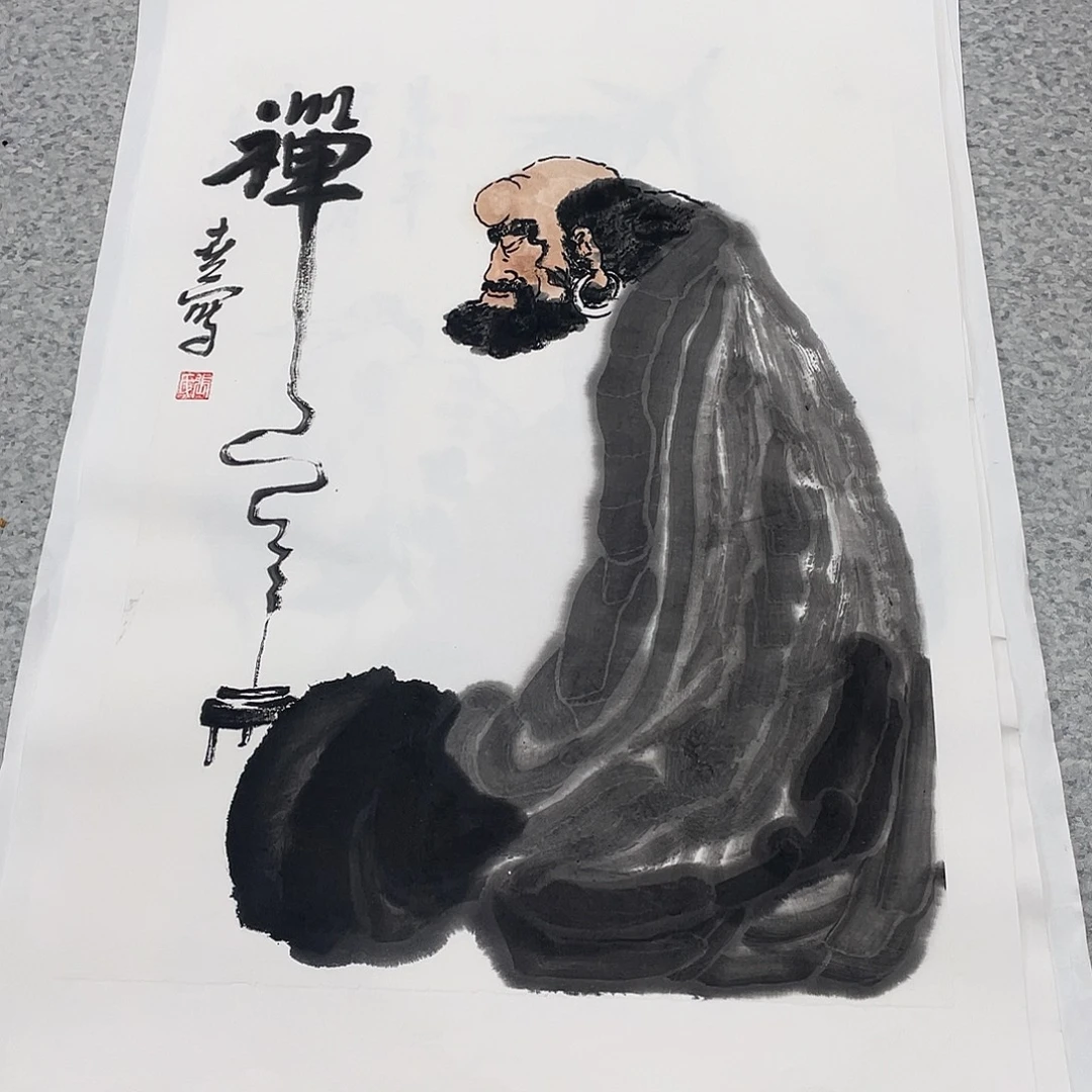 国画1.4平尺国画作品