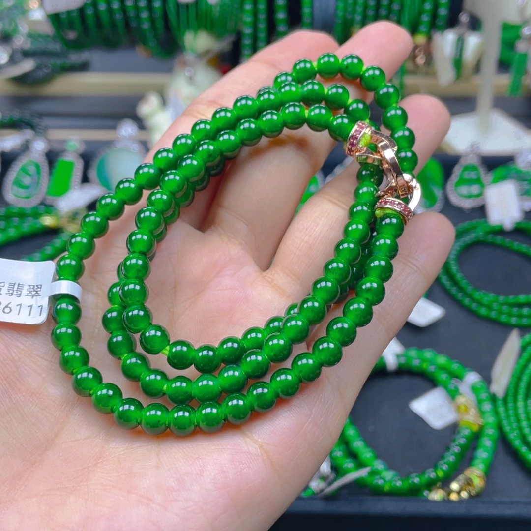 颈饰未镶嵌翡翠项链6
