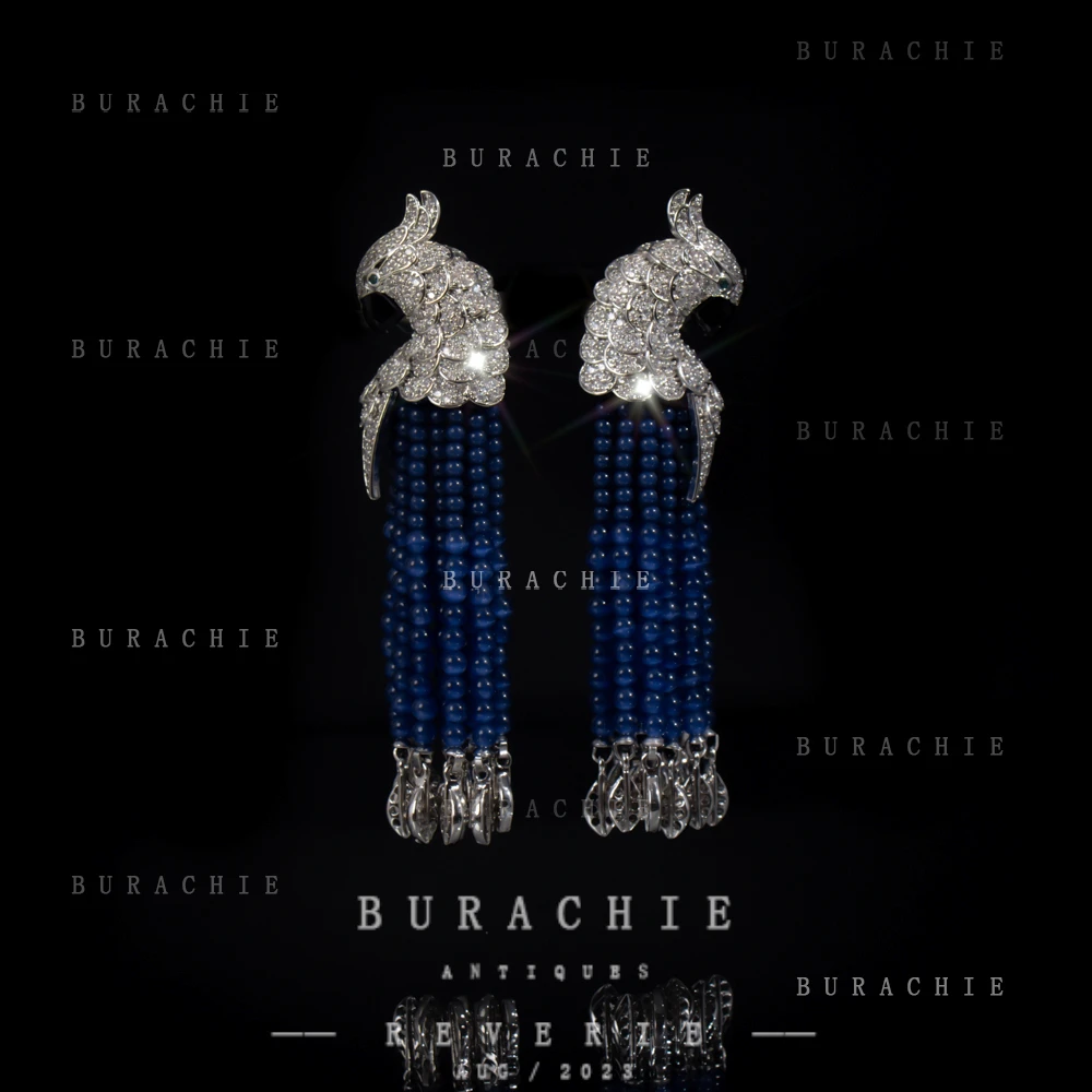 铜合金仿水晶耳饰 【2885】欧若风周年珍藏英｜经典原标克拉款