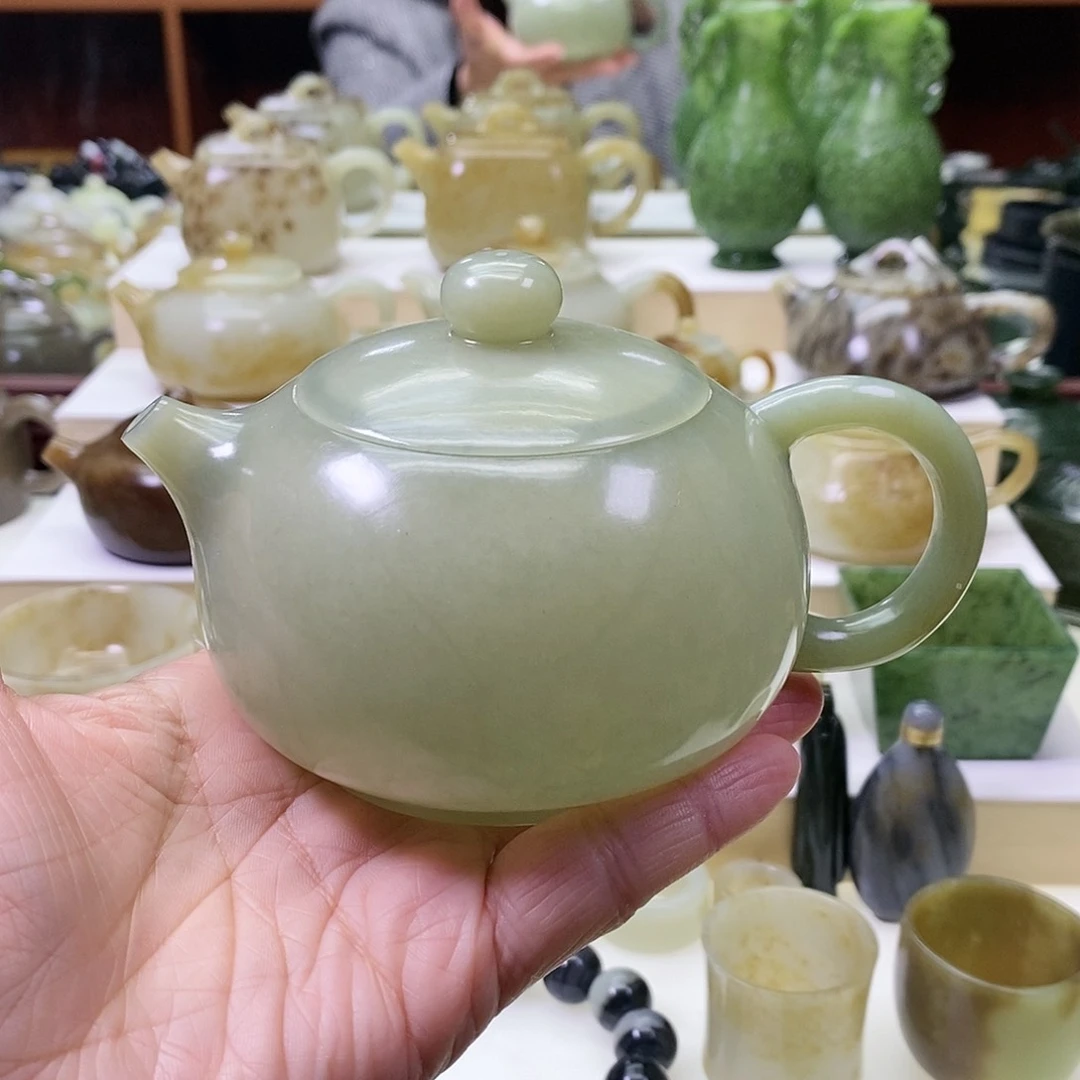 和田玉茶壶未镶嵌用****5