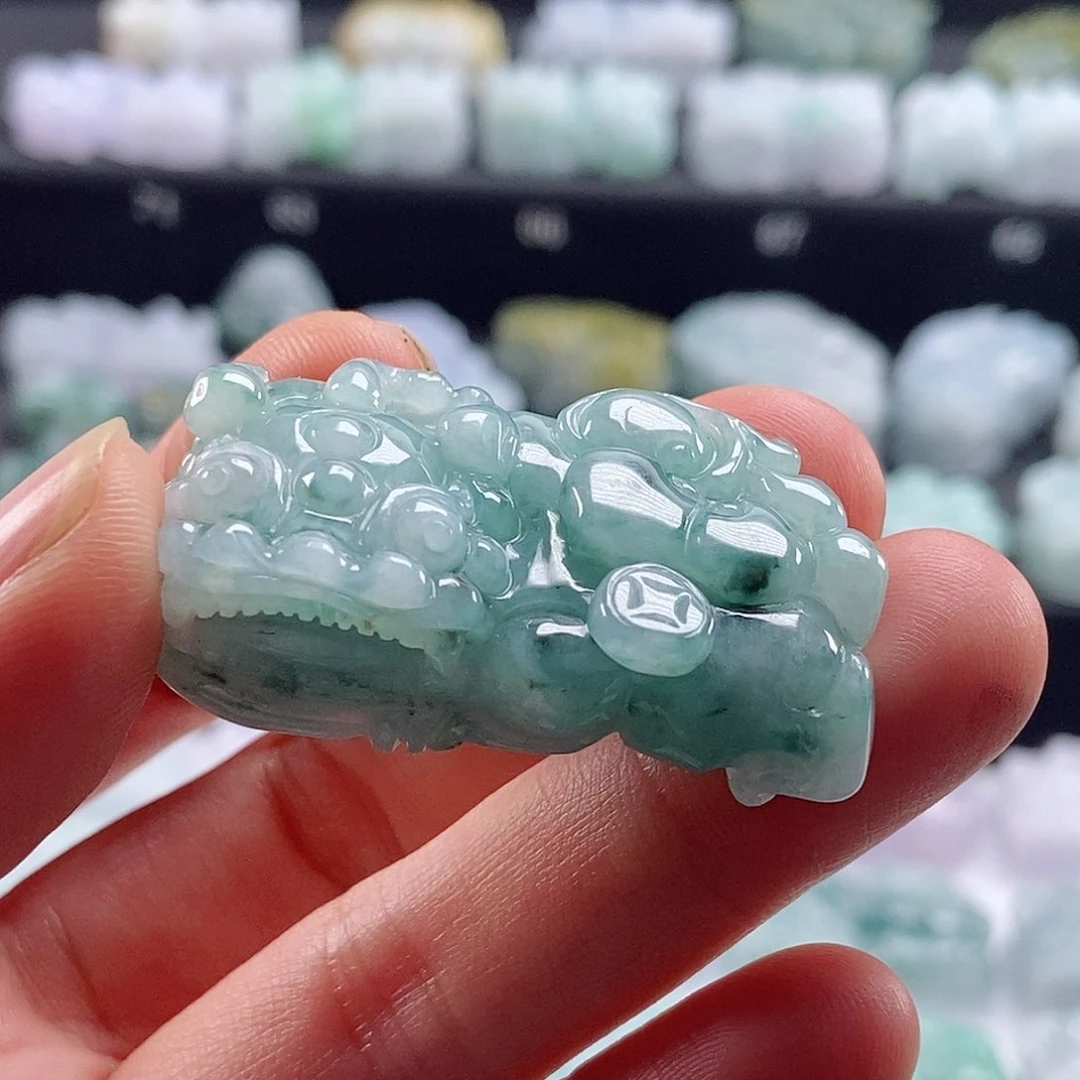 颈饰未镶嵌翡翠翡翠貔貅