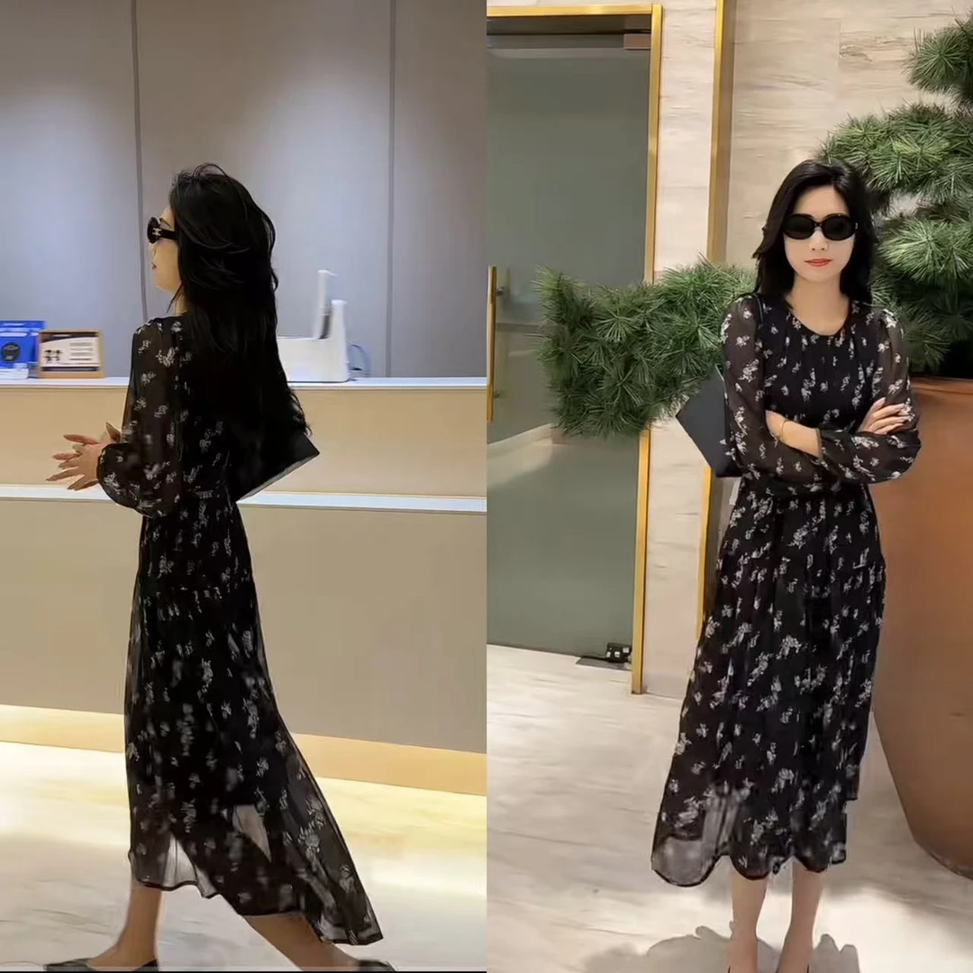 【美熙定制】碎花连衣裙  88053