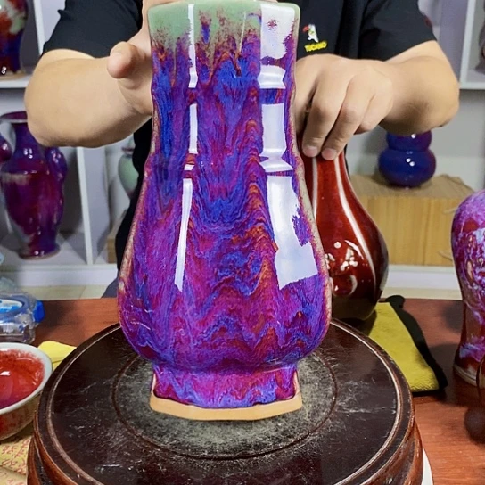 摆件尚峰钧窑作品摆件