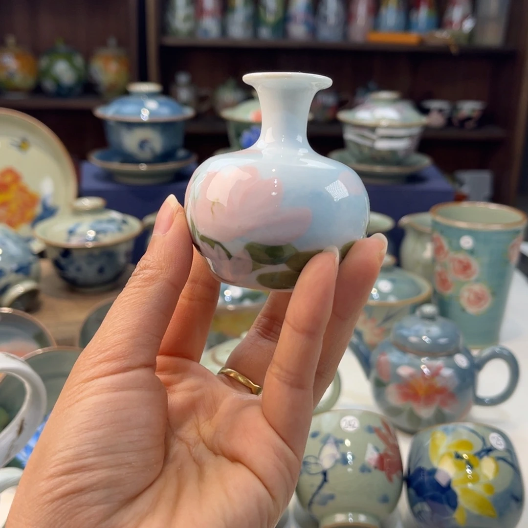 瓷片景德镇手工手绘陶瓷茶具