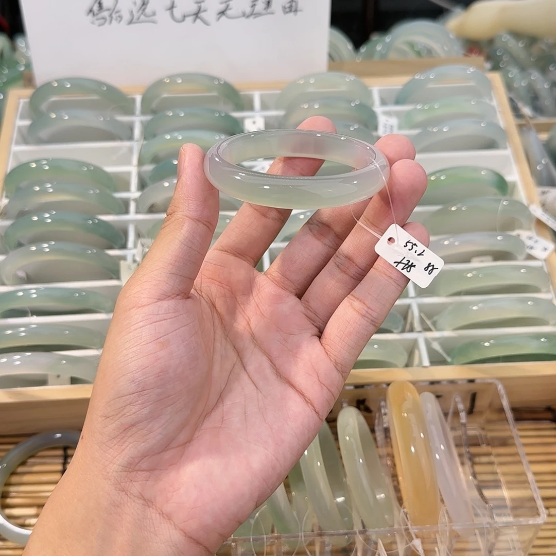 手镯玛瑙/玉髓未镶嵌圈口55.2
