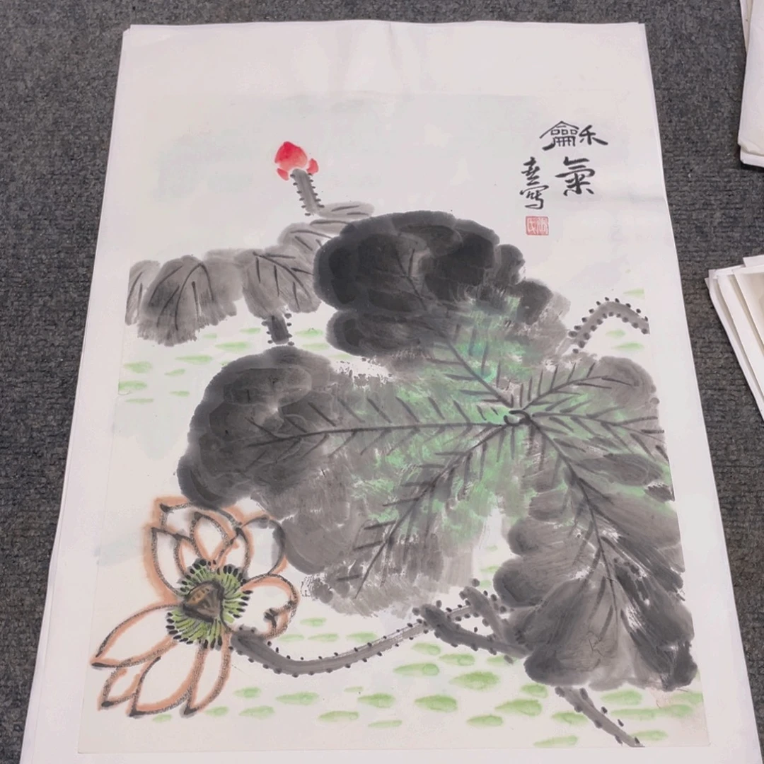 国画1.4平尺纯手绘国画作品