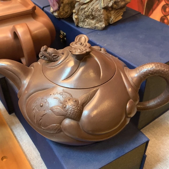 茶壶紫砂龍*下紫砂壶茶具