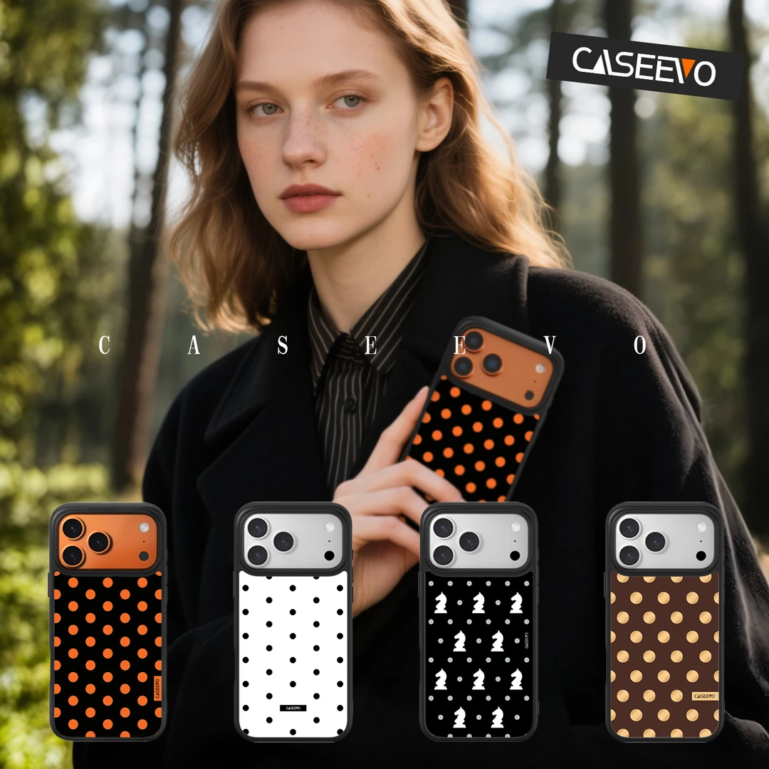 CaseEvo波点磁吸一体壳轻薄防摔手机壳适用iPhone17/16/15/14/13