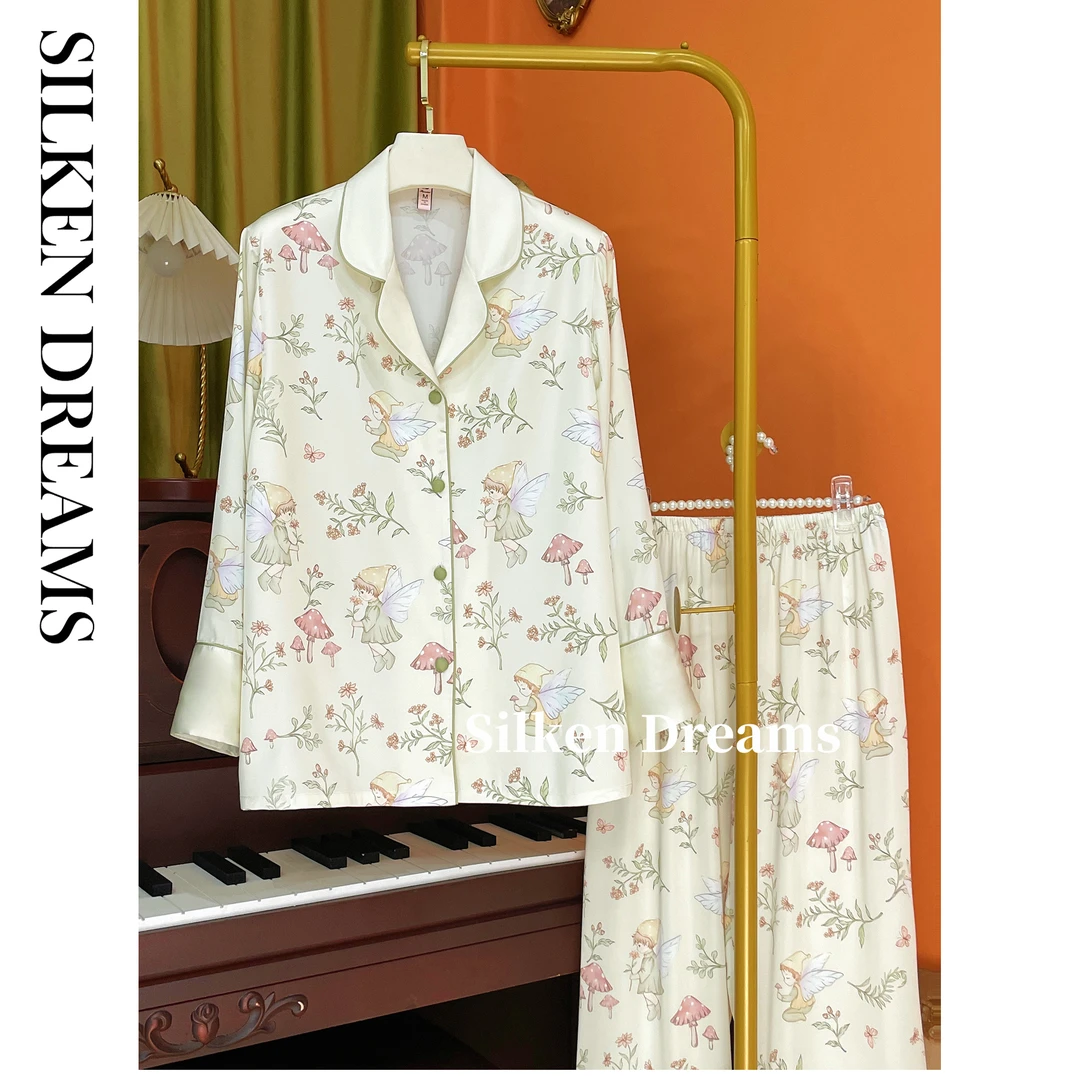 【旅人手记｜西尔维亚】春秋时尚原创设计可外穿睡衣家居服套装5