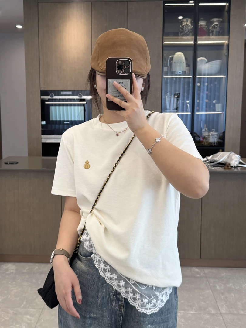 重工刺绣简约短袖8050