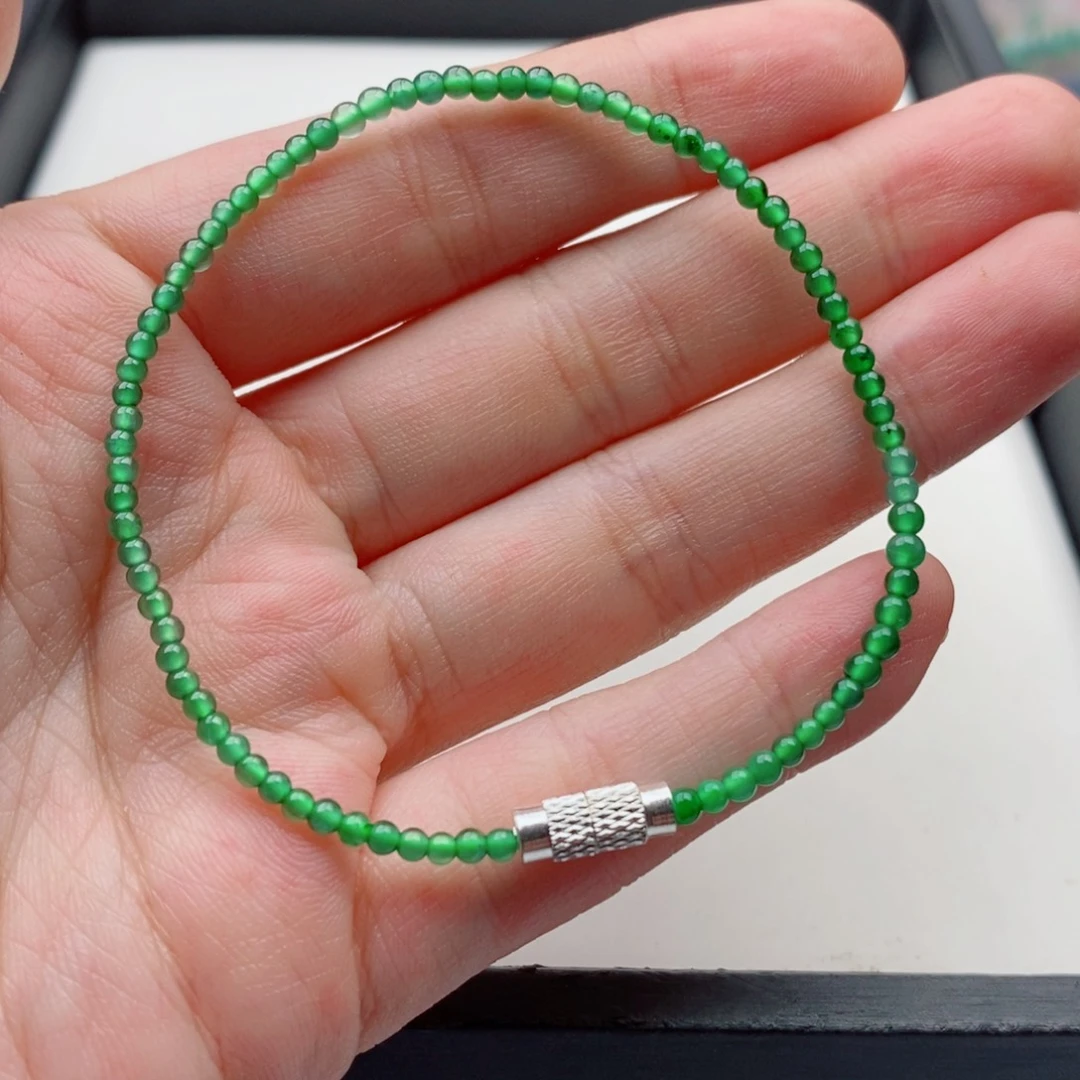 翡翠手链未镶嵌手链