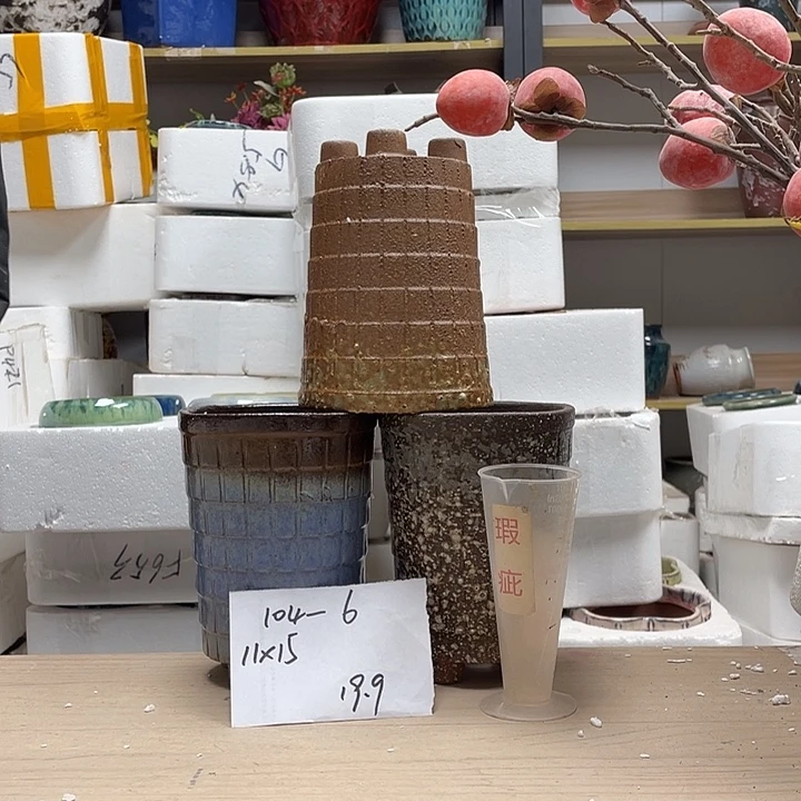 粗陶多肉花盆微瑕6