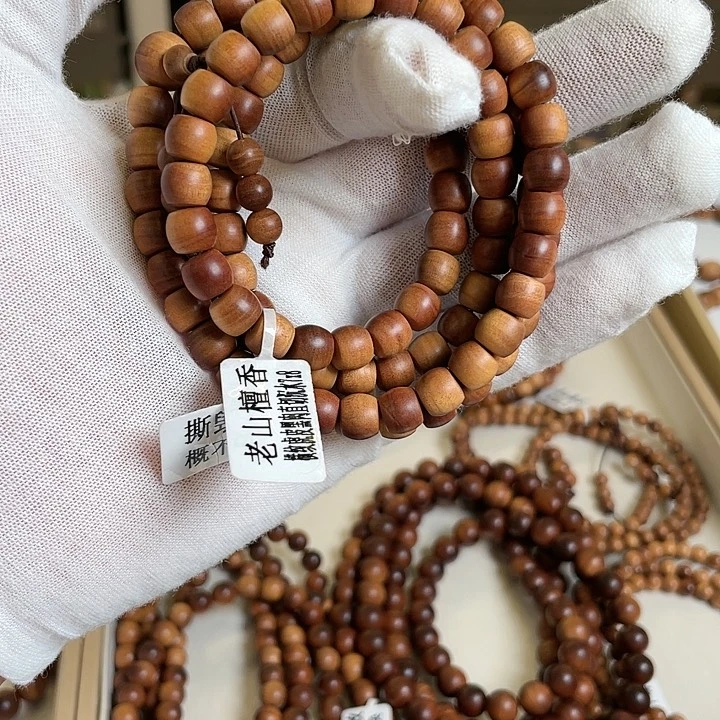 【闪购商品】檀香木手串/手链六**祥78直切虎皮