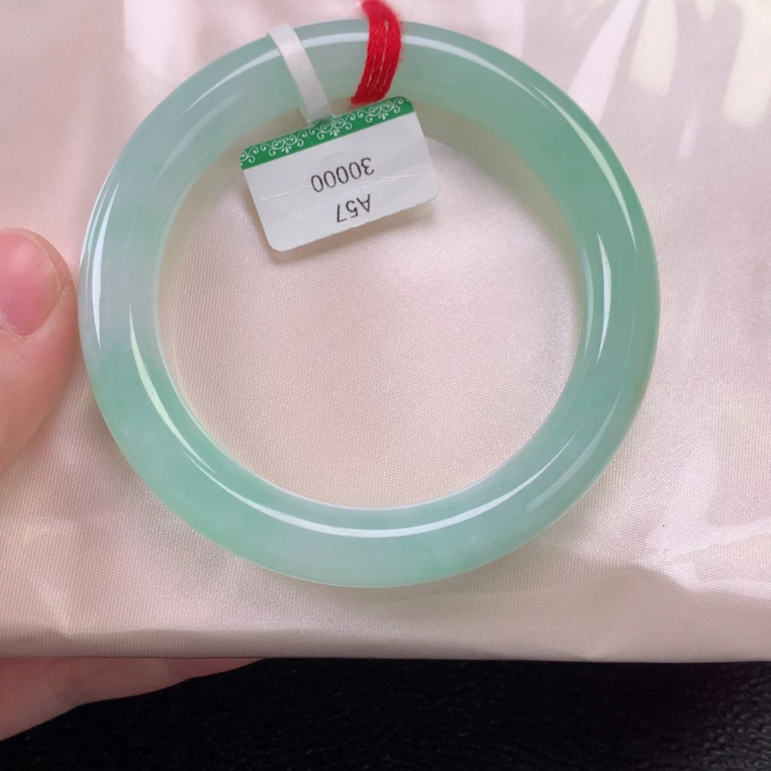 未镶嵌手镯翡翠缅甸天然翡翠手镯57