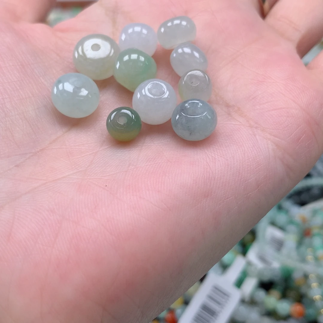 散珠翡翠珠子一手