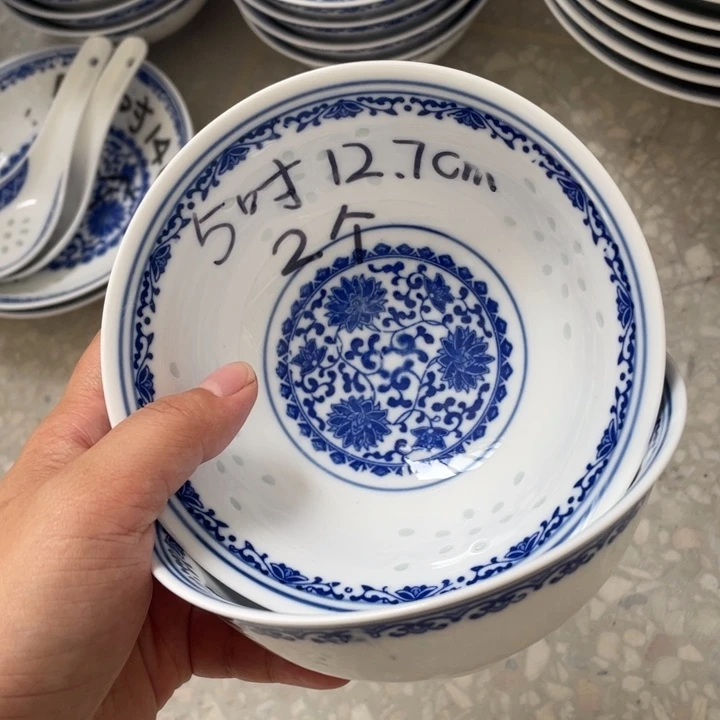 摆件景德镇高温细白瓷瓷餐具