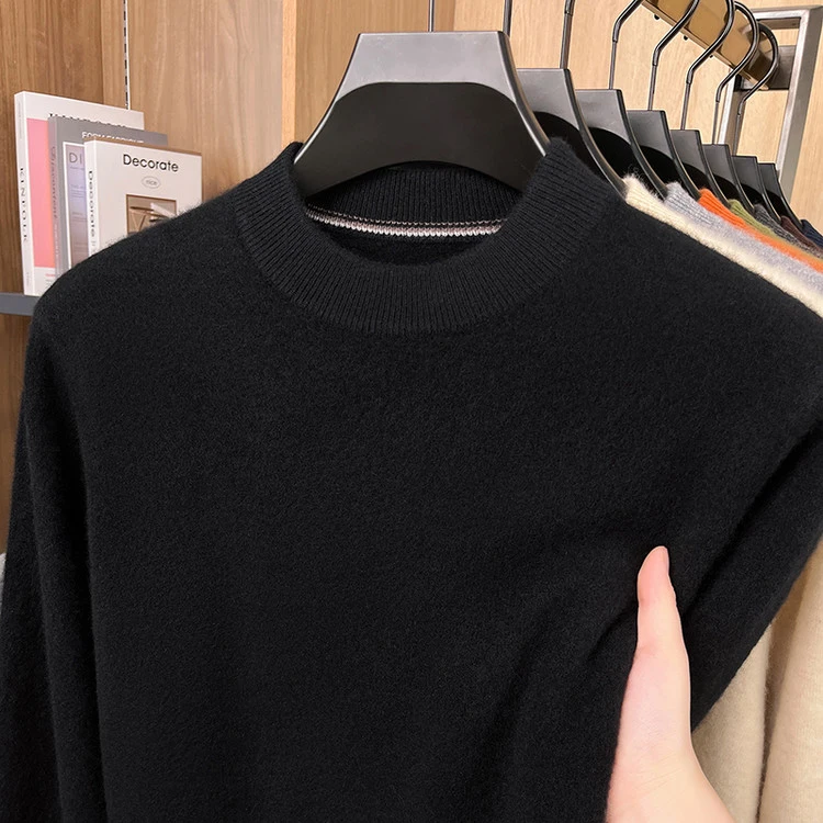 【山羊绒】男士高端羊绒衫百搭休闲款