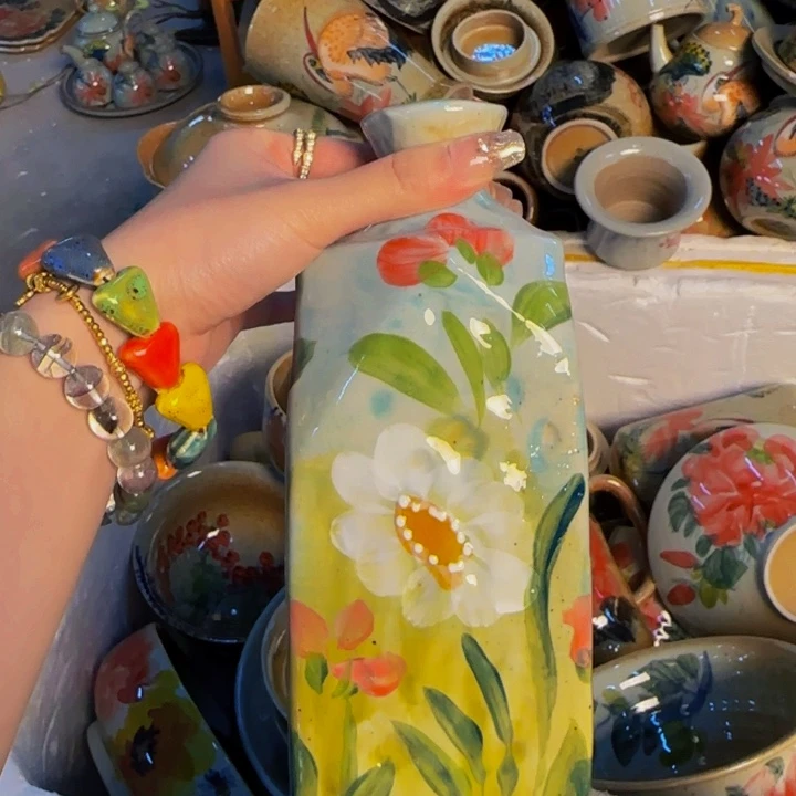 瓷片景德镇陶瓷手工手绘