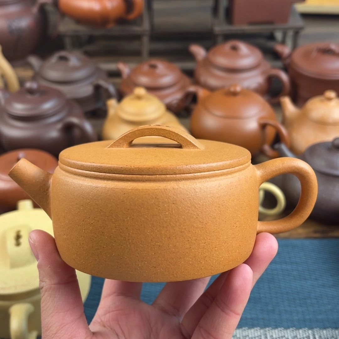 迪***身茶壶紫砂手工制作工艺精湛