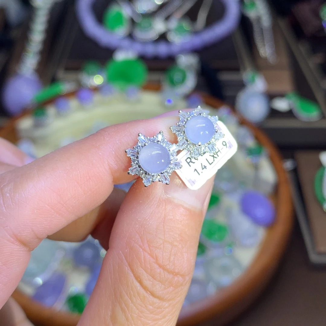 翡翠颈饰银S925镶嵌翡翠