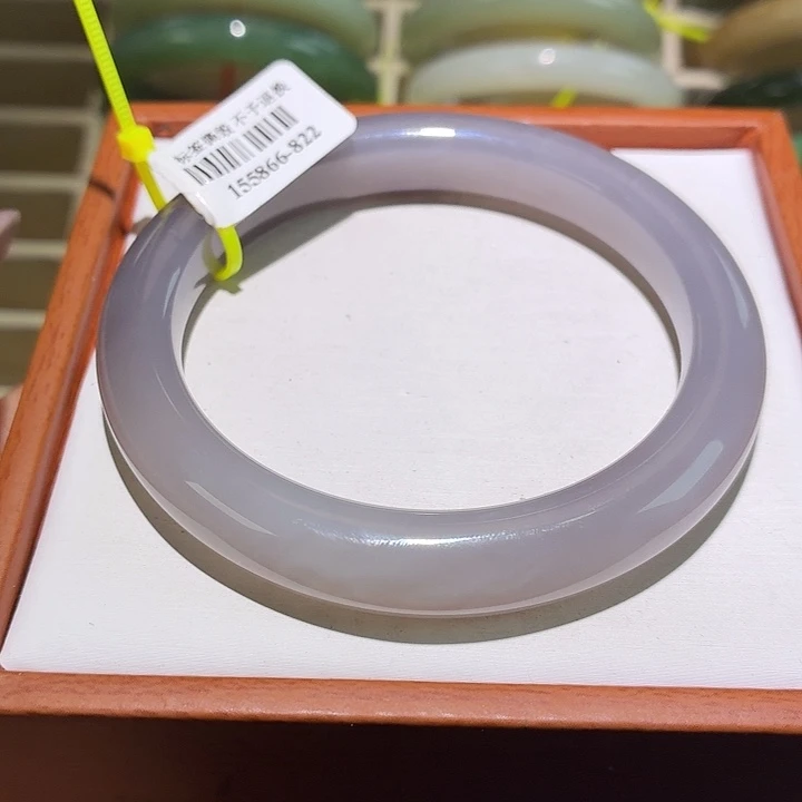 和田玉未镶嵌手镯62号60+