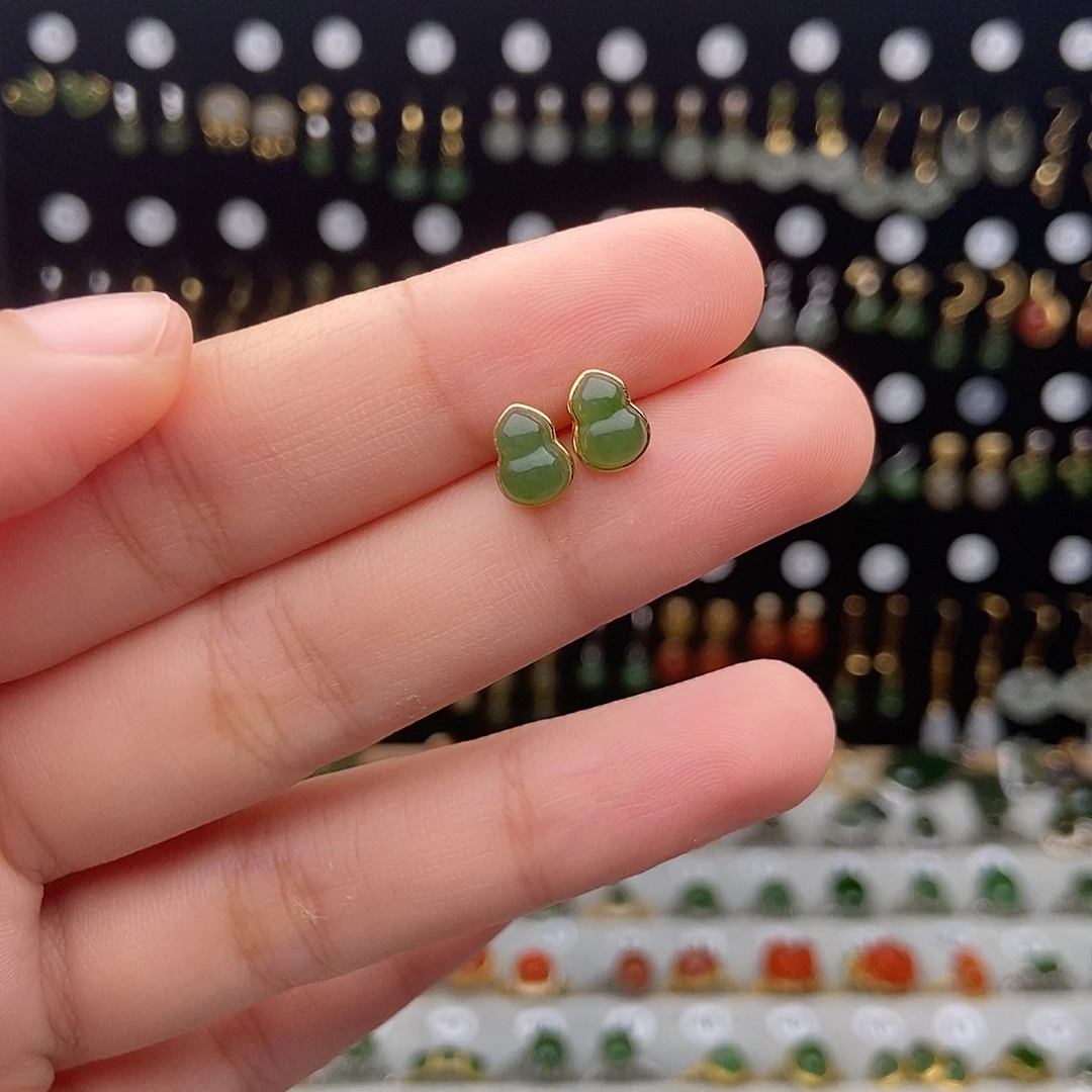 和田玉银S925镶嵌颈饰