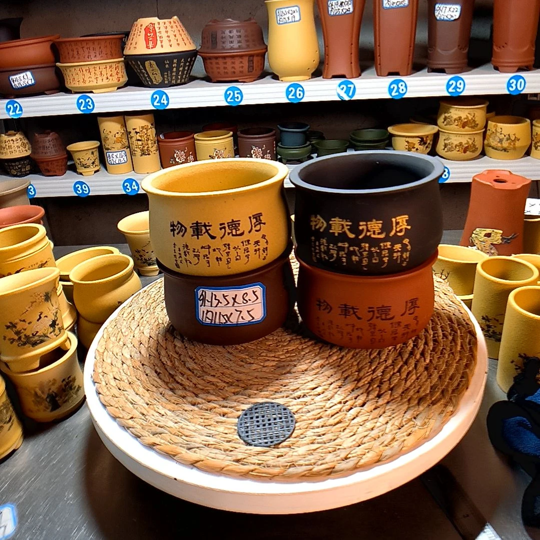 宜兴紫砂紫砂花盆盆紫砂