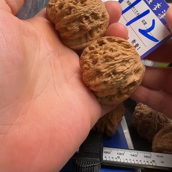 加***所把件文玩核桃46虎头