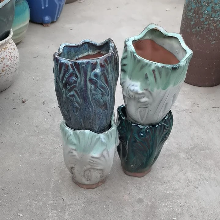 红陶口9高15瑕疵颜随机四个