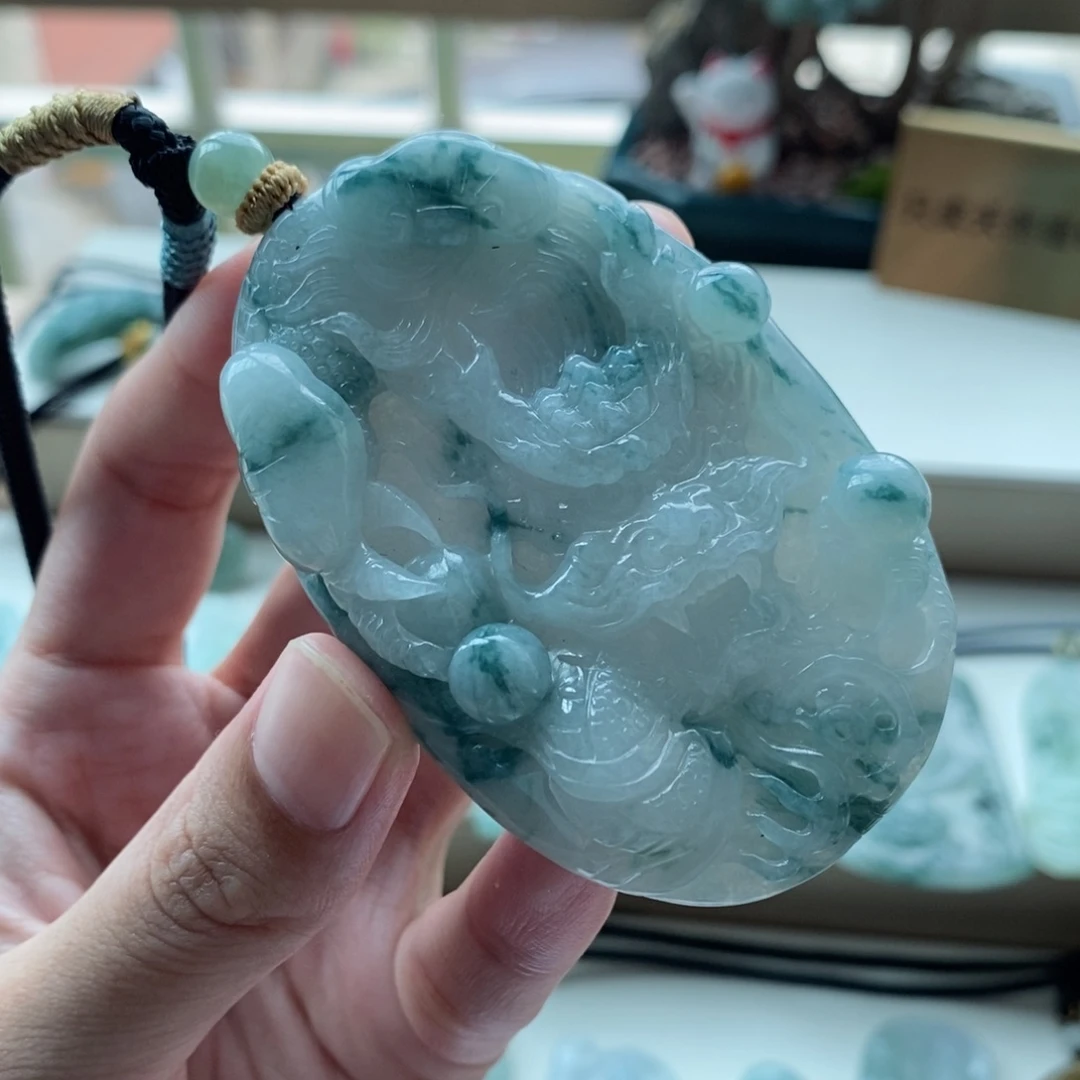 【闪购商品】颈饰未镶嵌翡翠天然缅甸A货翡翠