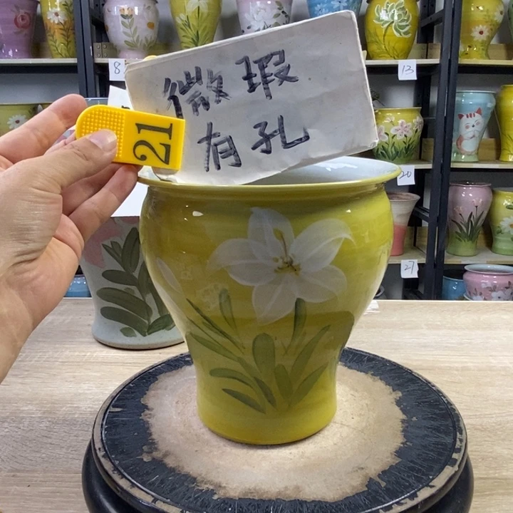 景德镇高温陶瓷花盆