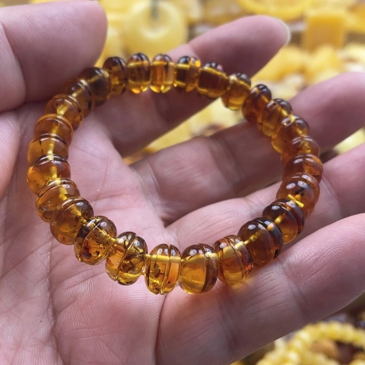 蜜蜡手串未镶嵌手串