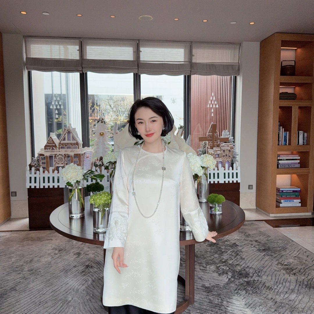 Betty Bairn【闺中月】高端系列新中式国风连衣裙24B-BW7281