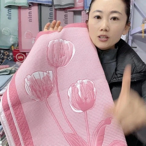 棉特价粉色郁金香