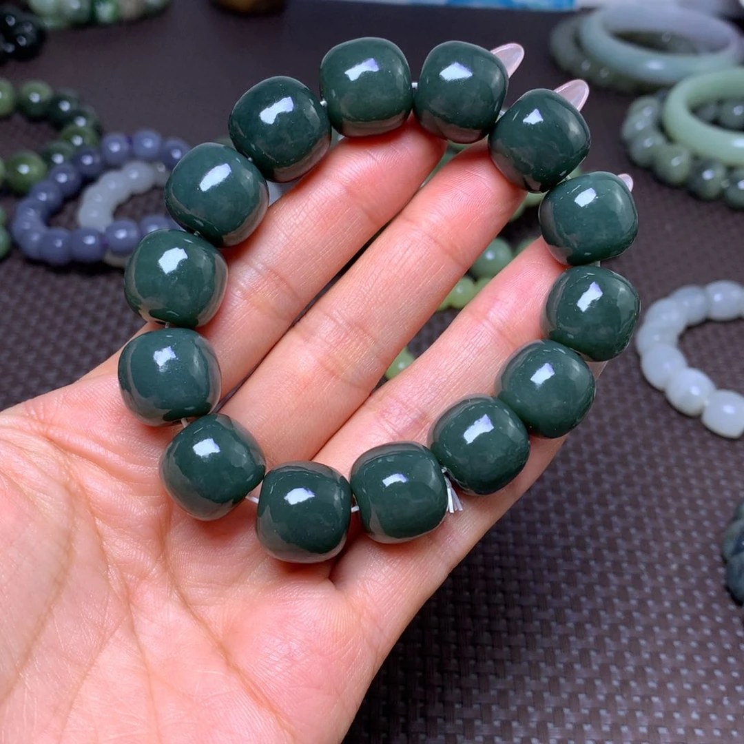 未镶嵌手串和田玉卡16