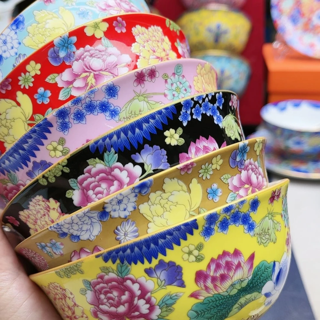 【闪购商品】珐琅4.5寸6个………………