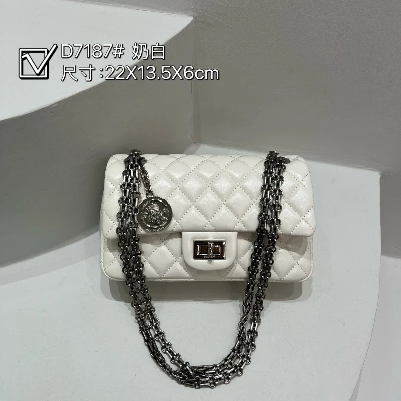 【RAIN.CUN】ZT-D7187-奶白RAIN.CUN气质百搭简约斜跨轻奢女包