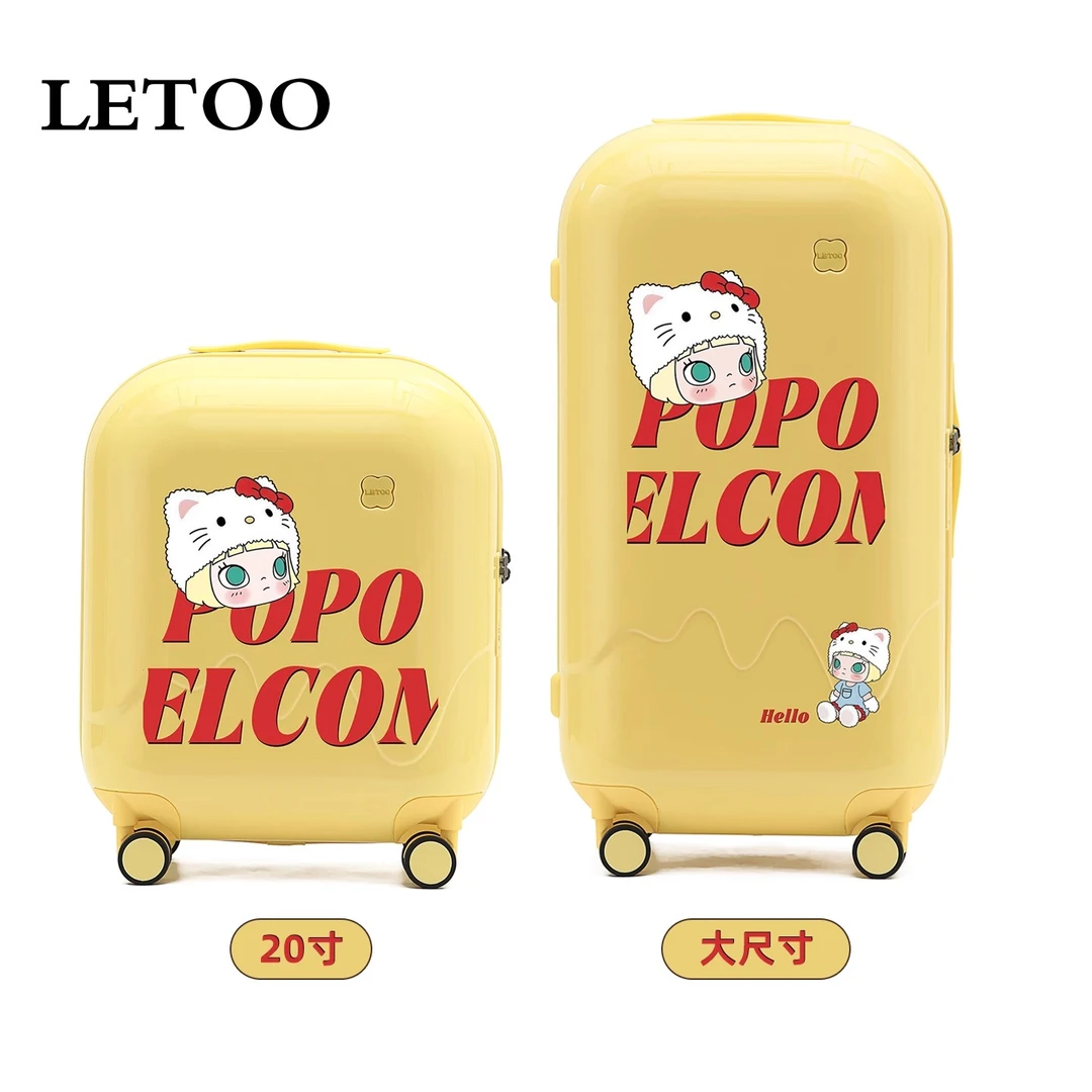 letoo网红ins拉杆箱登机箱万向轮大学生旅行箱高颜值行李箱男女